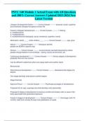 PSYC 140 Module 1 Actual Exam with All Questions  and 100&percnt; Correct Answers Updated 2023-2024 New  Latest Version