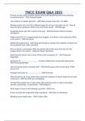 TNCC 8th Edition 2023&comma; TNCC final exam test 2022 open book&comma; TNCC EXAM 2023&comma; TNCC Written Exam 2023&comma; TNCC 8th edition 2023 Exam&comma; TNCC Test prep 8th Edition 2023 A&plus; Review&comma; TNCC Practice Exam with Rationale Questions And Answers 2023 A&plus;&comma; TNCC Exam 8th editi