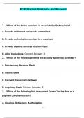 PCIP Practice Questions And Answers