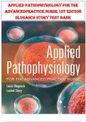 Applied Pathophysiology for the  Advanced Practice Nurse 1st Edition  Dlugasch Story Test Bank