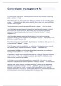 General pest management 7a Questions with Answers  2023