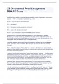 3B Ornamental Pest Management MDARD Exam Questions and Answers &comma;fully solved