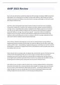 AHIP  Review Questions and Answers Elaborations 2023&period;