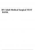  RN Adult Medical Surgical Test Bank.