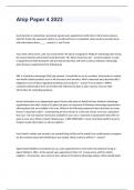  Ahip Paper 4 revised Questions and Answers 2023