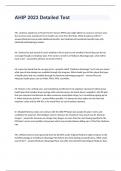 AHIP 2023 Detailed Test Questions with updated Answers