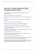  Nwtc Cha 1 Study Guide Exam With Complete Solutions 2023