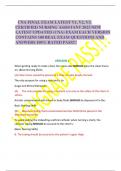 CNA FINAL EXAM LATEST V1&comma; V2&comma; V3&comma;  CERTIFIED NURSING ASSISTANT 2023 NEW LATEST UPDATED &lpar;CNA&rpar; EXAM EACH VERSION CONTAINS 100 REAL EXAM QUESTIONS AND ANSWERS 100&percnt; RATED PASS&excl;&excl;&excl;