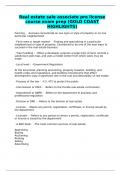 Real estate sale associate pre license course exam prep &lpar;GOLD COAST HIGHLIGHTS&rpar;
