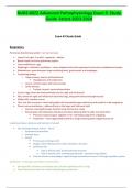 ACTUAL NURS 8022 Advanced Pathophysiology Exam 3 Study Guide -latest-2023-2024