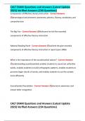 CALT EXAM Questions and Answers &lpar;Latest Update 2023&rpar; Verified Answers &lpar;230 Questions&rpar;
