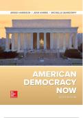 Test Bank For  Democracy Now 6th Edition By Harrison
