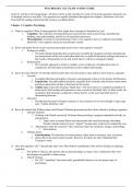 PSY 322 Exam 1 Study Guide