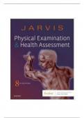 Physical Examination And Health Assessment 8th Edition Jarvis Test Bank. Chapter 1-32. 390 Pages. Chapter List in the Description Test Bank