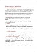 HIST 101  Midterm Study guide NR 599: Nursing Informatics