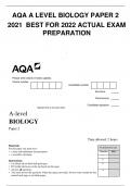 AQA A LEVEL BIOLOGY PAPER 2 2021 | BEST FOR 2022 ACTUAL EXAM PREPARATION