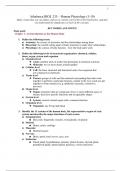 Athabasca BIOL 235 – Human Physiology (1-10)