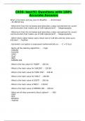 C839- test&sol;91 Questions with 100&percnt; Accurate Answers