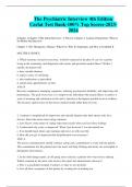 ACTUAL The Psychiatric Interview 4th Edition Carlat Test Bank-100&lowbar; Top Scores-2023-2024&period;pdf