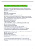 PALS Final EXAM 2022 100 Questions and Answers GRADED A&period;
