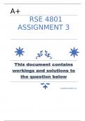 RSE 4801 ASSIGNMENT 3&lpar;COMPLETE ANSWERS&rpar; 2023 &lpar;&rpar;