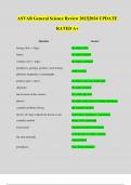 ASVAB General Science Review 2023&vert;2024 UPDATE RATED A&plus;