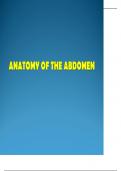 ANATOMY OF THE HUMAN ABDOMEN