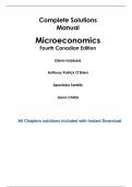 Solutions for Microeconomics, 4th Canadian Edition by Glenn Hubbard