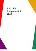 PSC1501 Assignment 5 2023.