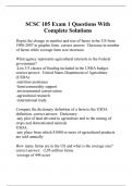 SCSC 105 Exam 1 Questions With Complete Solutions