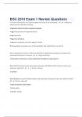 BSC 2010 Exam 1|69  Review Questions With Answers
