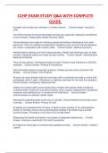 CCHP EXAM STUDY Q&A WITH COMPLETE  GUIDE&period;