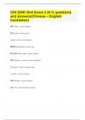 CHI 325K Oral Exam 2 &lpar;8-1&rpar; questions and answers&lpar;Chinese &ndash; English translation&rpar;&period;