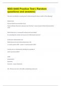 NSG 6440 Practice Test &lpar; Random questions and answers&rpar;&period;