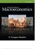 Test Bank For Brief Principles of Macroeconomics 7th Edition by N. Gregory Mankiw 