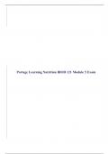 Portage Learning Nutrition BIOD 121 Module 5 Exam
