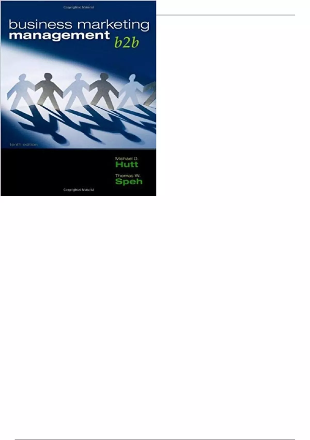Test Bank For Business Marketing Management B2B 10th Edition by Michael ...