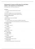 Anatomy and Physiology Chapter 2 Notes: The Chemical Level