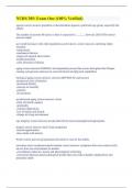 NURS 385&colon; Exam One &lpar;100&percnt; Verified&rpar;