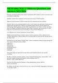 NRNP 6566 WK1-5 Midterm Questions and Answers 2023&sol;2024