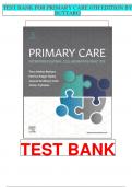 TEST BANK FOR PRIMARY CARE 6TH EDITION BY BUTTARO