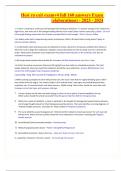 Hesi rn exit examv4 full 160 answers Exam  &lpar;elaborations&rpar; - 2023 - 2024