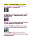 Amplify - Geology on Mars &lpar;2021-2022&rpar;Questions & Answers&vert;&vert;100&percnt; Verified Answers