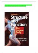 Test Bank Memmlers Structure and Function of the Human Body 12th Edition Cohen All Chapters with correct Questions and correct   Answers (100% solved)