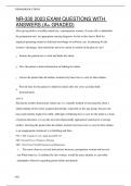 NR-330 2023 EXAM QUESTIONS WITH ANSWERS &lpar;A&plus; GRADED&rpar;