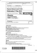 Edexcel AS Level Physics Question Paper 1 June 2023
