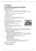 Samenvatting Ontwikkelingspsychologie (PSBA1-07): colleges + boek