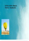 ENG1501 Short Story Analysis.