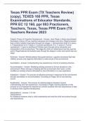 Texas PPR Exam (TX Teachers Review) (copy), TEXES 160 PPR, Texas Examinations of Educator Standards. PPR EC 12 160, ppr 003 Practioners, Teachers, Texas, Texas PPR Exam (TX Teachers Review 2023