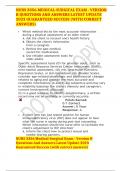 NURS 3356 MEDICAL-SURGICAL EXAM - VERSION B QUESTIONS AND ANSWERS LATEST UPDATE 2023 GUARANTEED SUCCESS &lpar;WITH CORRECT ANSWERS&rpar;